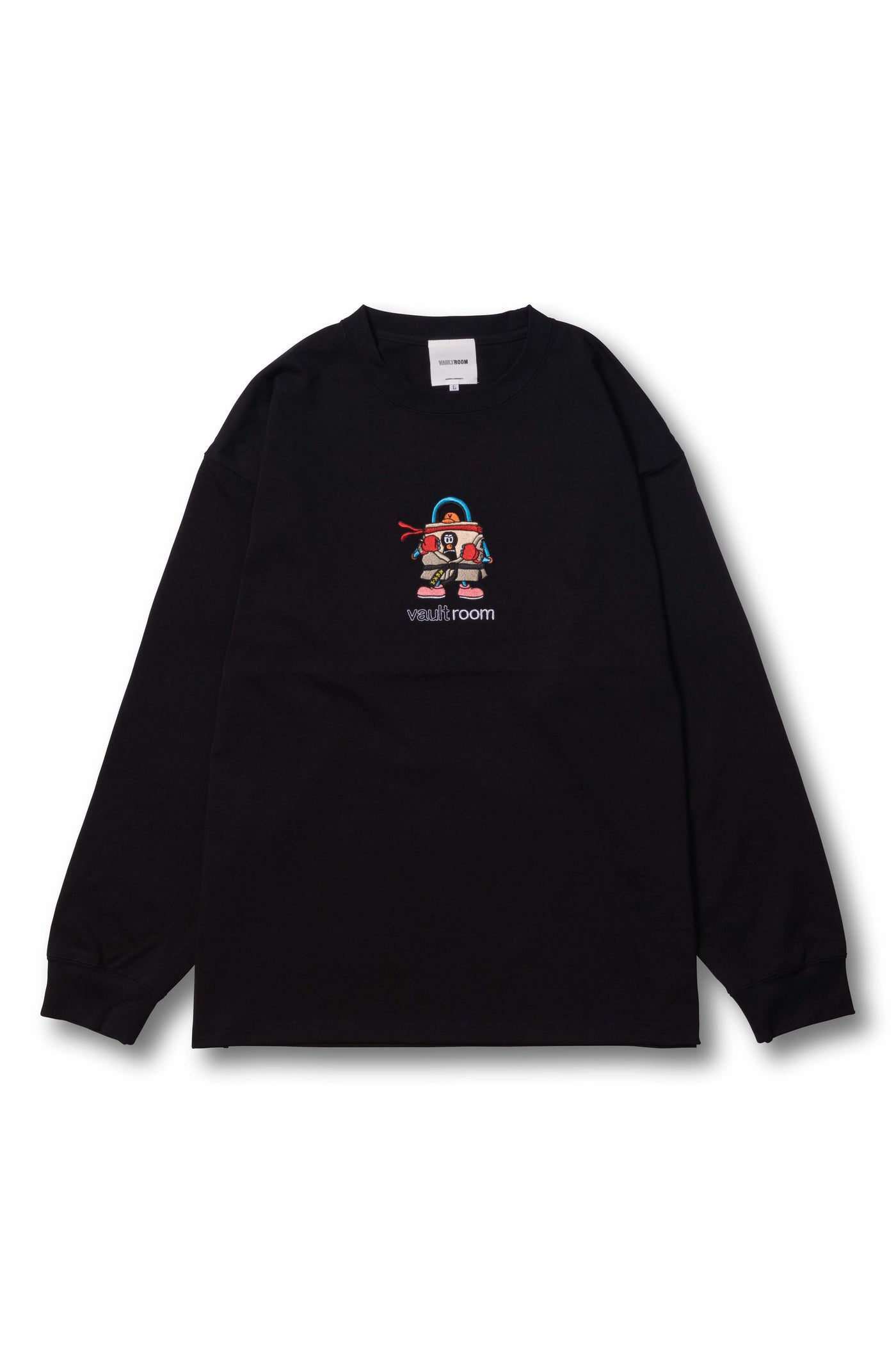 RYU COS BIG L/S TEE / BLK – VAULTROOM