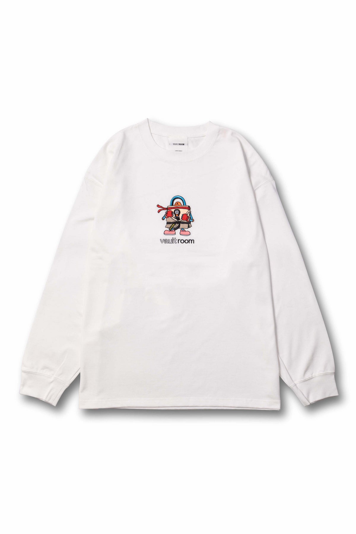 RYU COS BIG L/S TEE / WHT – VAULTROOM