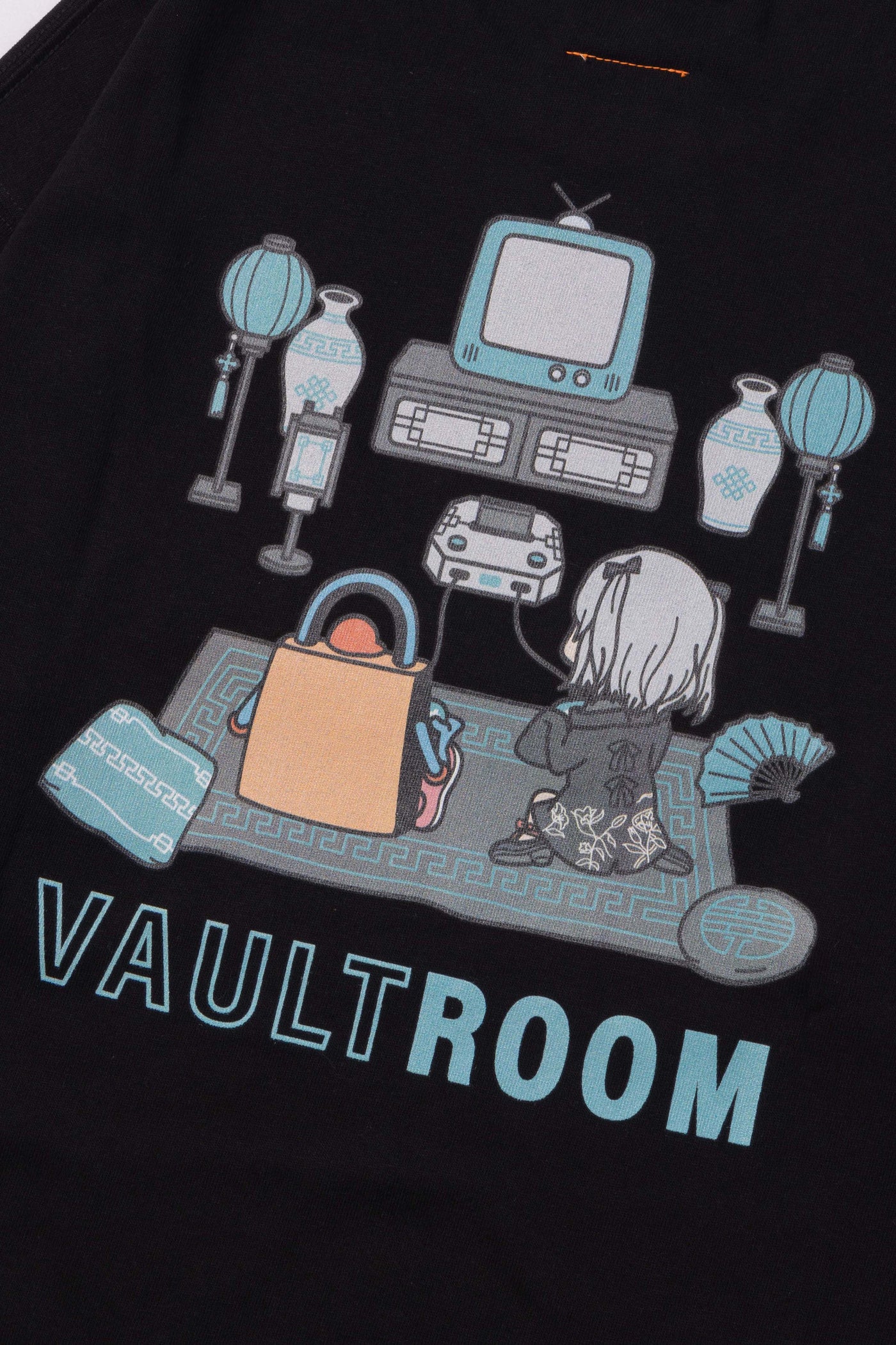 vaultroom VR × TORORO TEE / BLK-