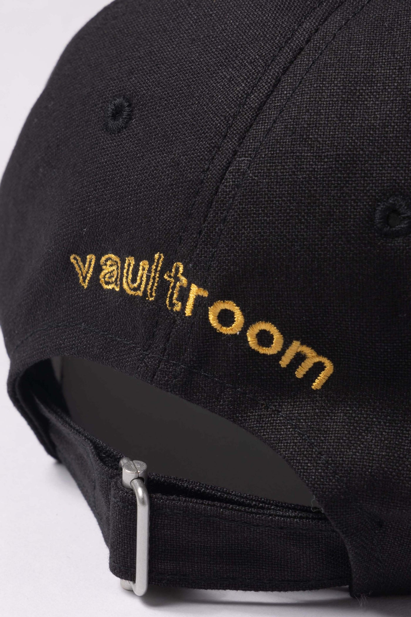 【美品】vaultroom LOGO CAP / BLK 刺繍ロゴ