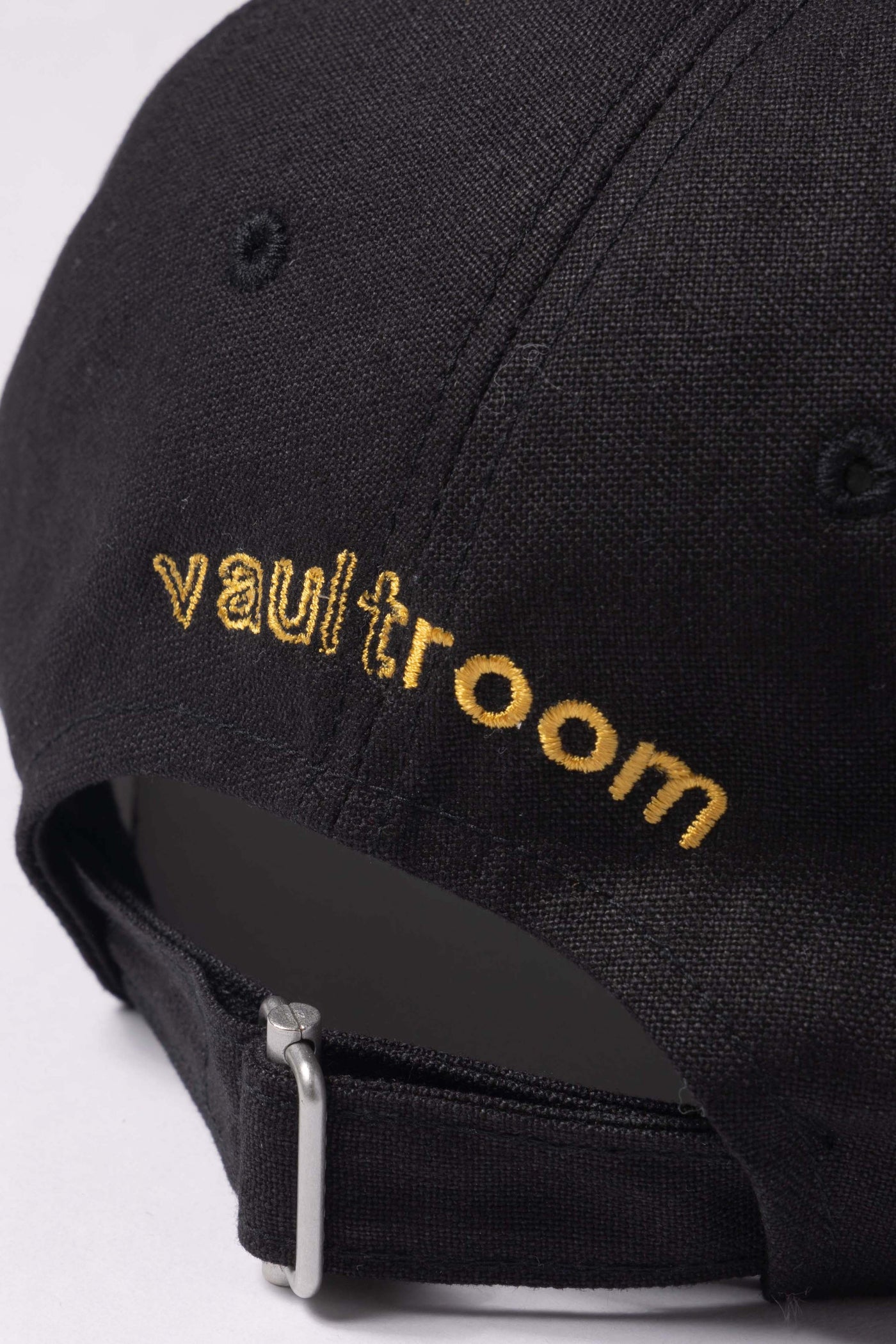 vault【美品】vaultroom LOGO CAP / BLK 刺繍ロゴ - キャップ