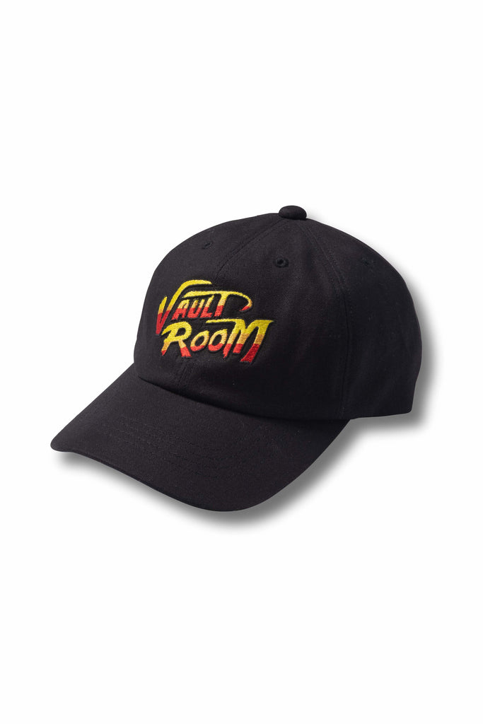 VR × STREET FIGHTER LOGO CAP / BLK – VAULTROOM