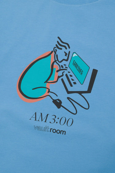 AM3:00 TEE / BLUE - vaultroom 公式オンラインストア