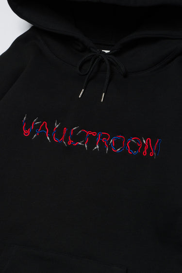 CABLE LOGO HOODIE / BLACK - vaultroom 公式オンラインストア