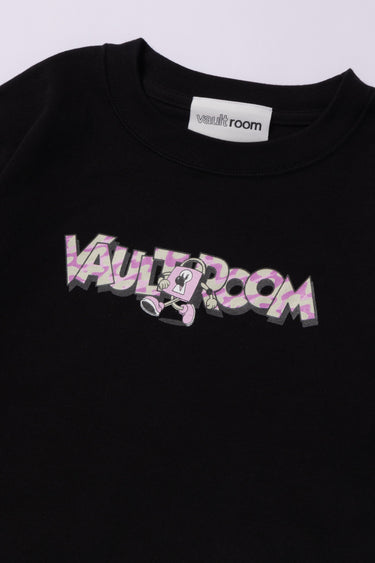 CAMO LOGO CROPPED L/S TEE / BLK - vaultroom 公式オンラインストア