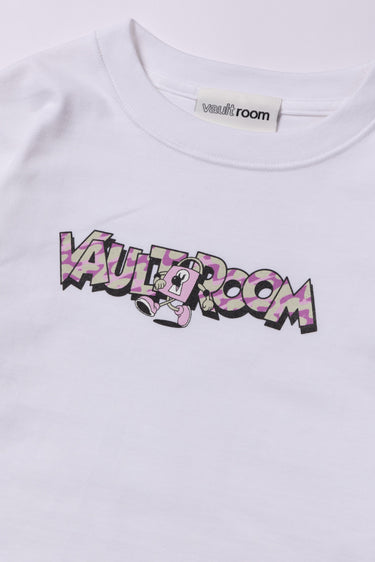 CAMO LOGO CROPPED L/S TEE / WHT - vaultroom 公式オンラインストア