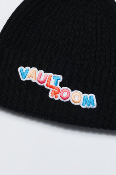 CANDY LOGO BEANIE / BLACK - vaultroom 公式オンラインストア