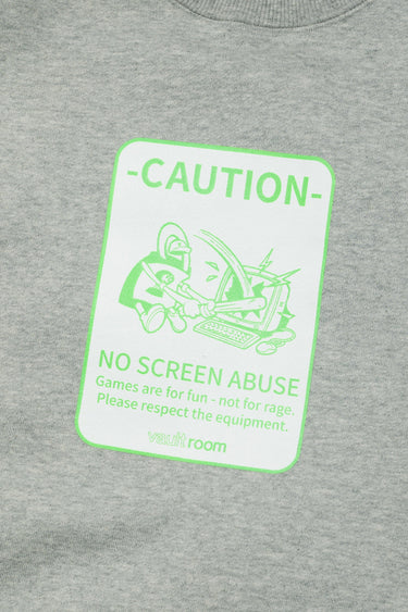 CAUTION CREWNECK / GRAY - vaultroom 公式オンラインストア