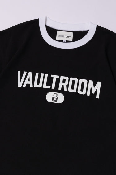 CITY LOGO TRIM TEE / BLK×WHT - vaultroom 公式オンラインストア