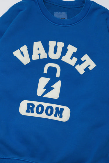 COLLEGE LOGO DYED CREWNECK / BLUE - vaultroom 公式オンラインストア