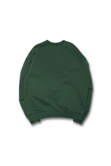 COLLEGE LOGO DYED CREWNECK / GREEN - vaultroom 公式オンラインストア