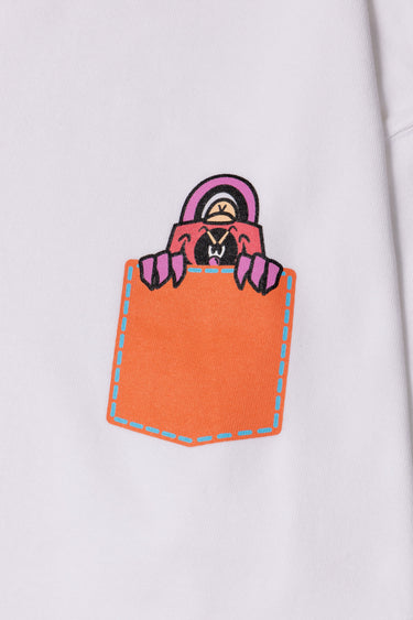 DEVIL FAKE POCKET TEE / WHT - vaultroom 公式オンラインストア