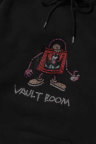 DEVIL RHINESTONE HOODIE / BLK - vaultroom 公式オンラインストア