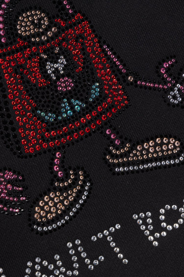 DEVIL RHINESTONE HOODIE / BLK - vaultroom 公式オンラインストア