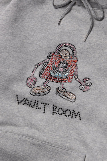 DEVIL RHINESTONE HOODIE / GRY - vaultroom 公式オンラインストア