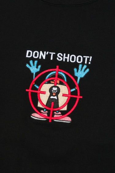 DON'T SHOOT L/S TEE / BLK - vaultroom 公式オンラインストア