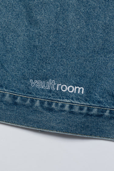 EMB PATCH DENIM JACKET / WASH BLUE - vaultroom 公式オンラインストア