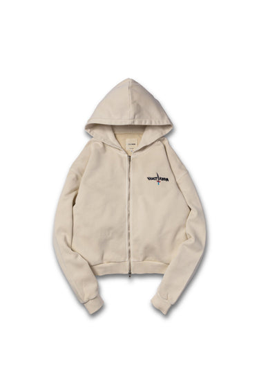 ENCOUNT ZIP HOODIE / LIGHT BEIGE - vaultroom 公式オンラインストア
