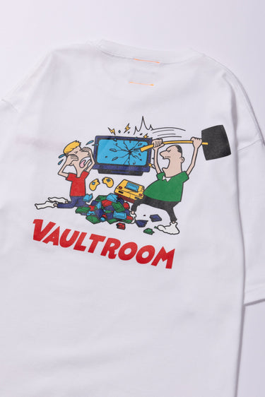 GAME CRASH TEE / WHT - vaultroom 公式オンラインストア
