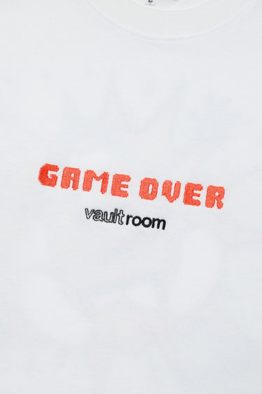 GAME OVER TEE / WHITE - vaultroom 公式オンラインストア