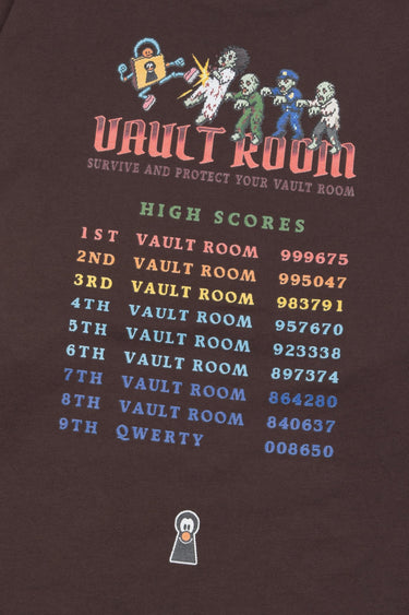 GAME SCORE TEE / BROWN - vaultroom 公式オンラインストア