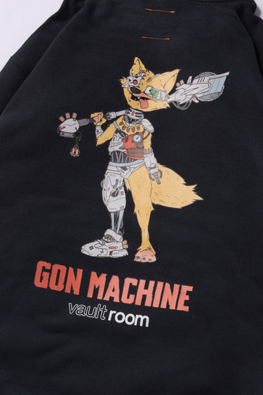 GON MACHINE HOODIE / FADE BLACK - vaultroom 公式オンラインストア