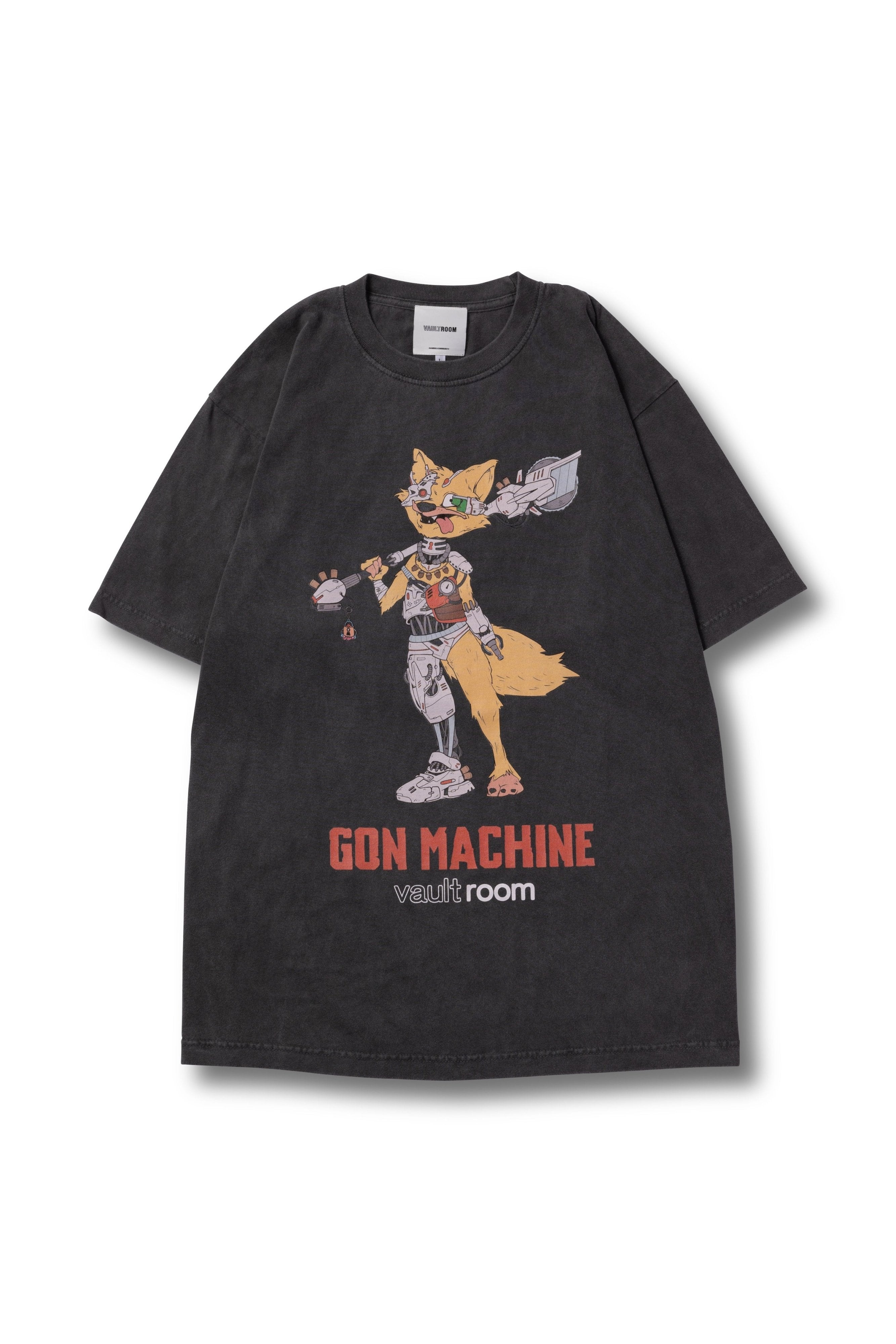 vaultroom GONMACHINE Tシャツ ダークグレー GON MACHINE TEE / CHARCOAL – vaultroom 公式オンラインストア