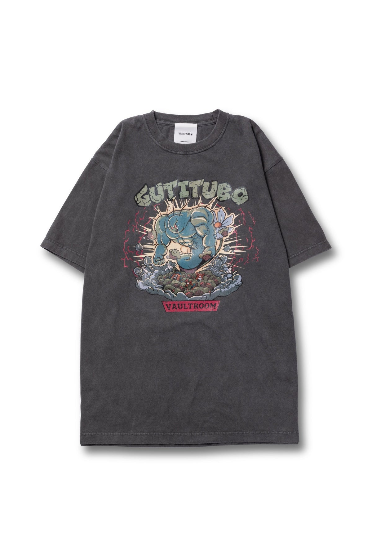 GUTITUBO TEE / CHARCOAL – vaultroom 公式オンラインストア