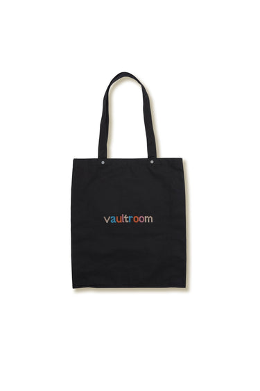 ICON CROSS STITCH TOTE BAG / BLACK - vaultroom 公式オンラインストア