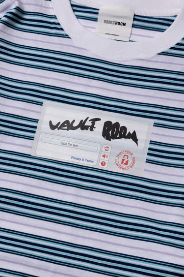 I'M NOT A ROBOT BIG L/S TEE / BLUE BORDER - vaultroom 公式オンラインストア