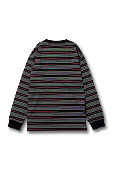 I'M NOT A ROBOT BIG L/S TEE / GREEN BORDER - vaultroom 公式オンラインストア