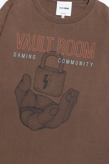 IN YOUR HANDS TEE / FADE BROWN - vaultroom 公式オンラインストア