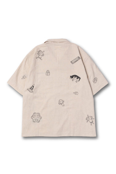 KATAMARI DAMACY S/S SHIRT / NATURAL - vaultroom 公式オンラインストア