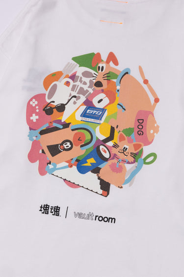 KATAMARI TEE / WHITE - vaultroom 公式オンラインストア