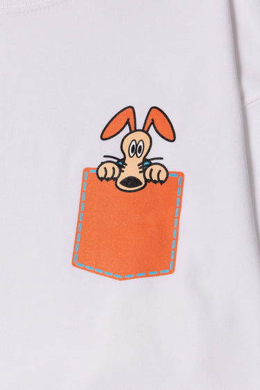 KEY DOG FAKE POCKET TEE / WHT - vaultroom 公式オンラインストア