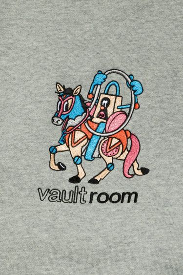 KEY HORSE CREWNECK / GRAY - vaultroom 公式オンラインストア