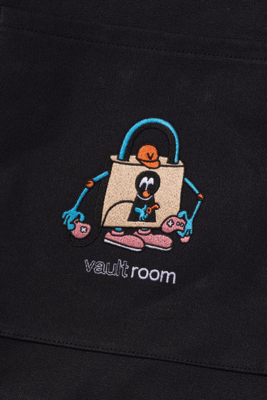 LOGO CANVAS TOTE BAG / BLACK - vaultroom 公式オンラインストア