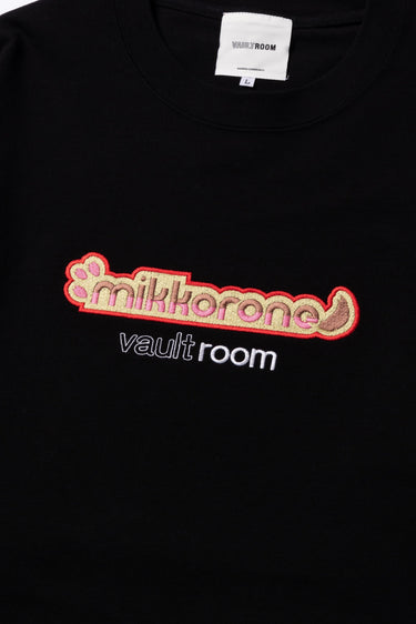 MIKKORONE L/S TEE / BLACK - vaultroom 公式オンラインストア