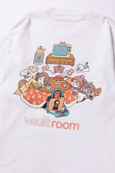 MIKKORONE L/S TEE / WHITE - vaultroom 公式オンラインストア