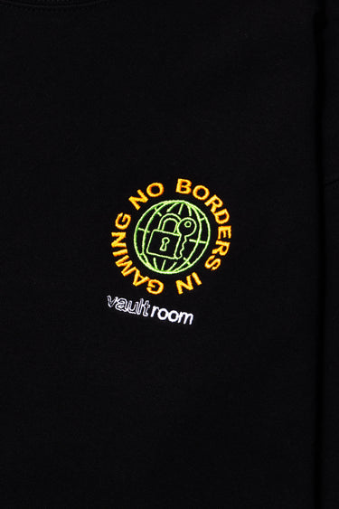 NO BORDER ONE POINT TEE / BLK - vaultroom 公式オンラインストア
