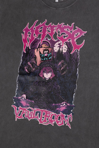 nqrse DEVIL TEE / CHARCOAL - vaultroom 公式オンラインストア