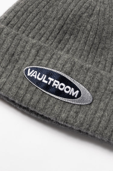 OVAL LOGO BEANIE / GREY - vaultroom 公式オンラインストア