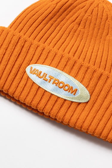 OVAL LOGO BEANIE / ORANGE - vaultroom 公式オンラインストア