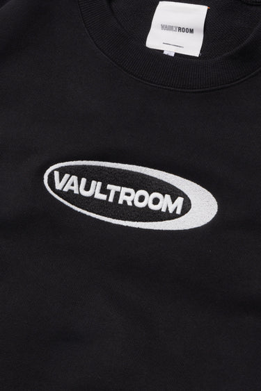 OVAL LOGO CREWNECK / BLK - vaultroom 公式オンラインストア