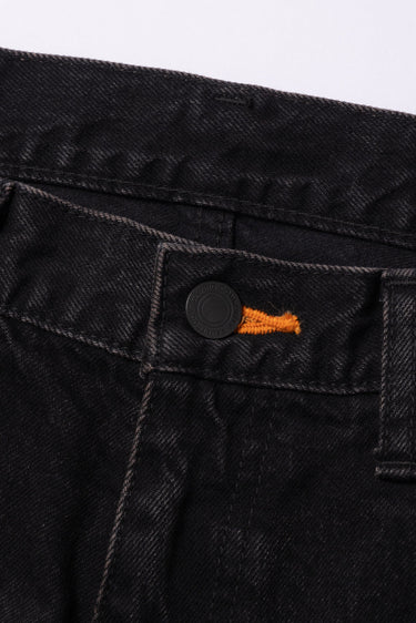 OVAL LOGO STRAIGHT JEAN / BLACK - vaultroom 公式オンラインストア