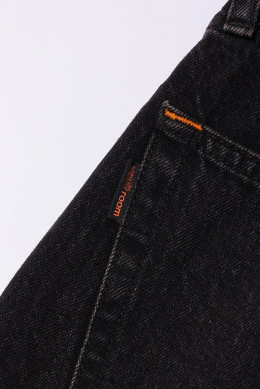 OVAL LOGO STRAIGHT JEAN / BLACK - vaultroom 公式オンラインストア