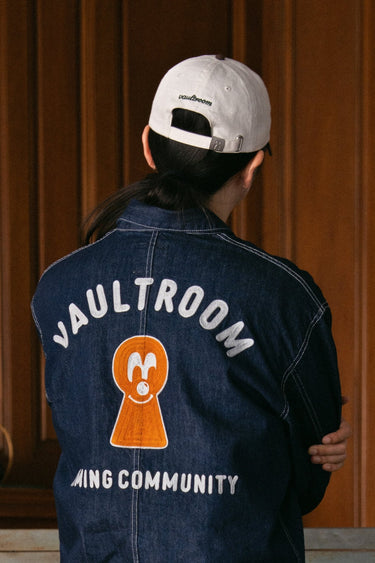OVALPATCH BICOLOR CAP / NAVY - vaultroom 公式オンラインストア