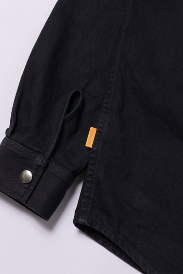 PEACEFUL DENIM SHIRT JACKET / BLACK - vaultroom 公式オンラインストア