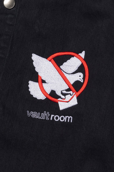 PEACEFUL DENIM SHIRT JACKET / BLACK - vaultroom 公式オンラインストア