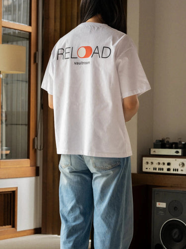 RELOAD TEE / WHITE - vaultroom 公式オンラインストア